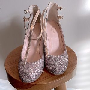 Kate spade glitter heel